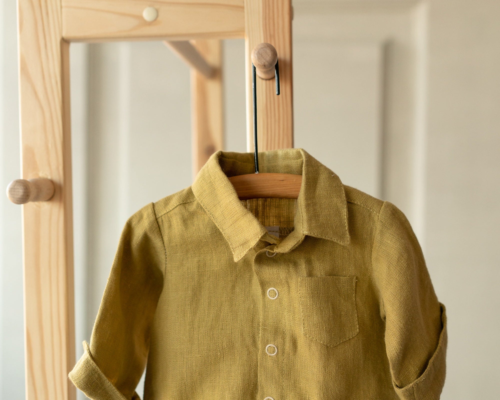 Baby Boy Linen Shirt, Baby Linen Outfit for Boy, Linen Unisex Baby Clothing, Newborn Boy Coming Home outfit, Newborn Photography Outfit Boy