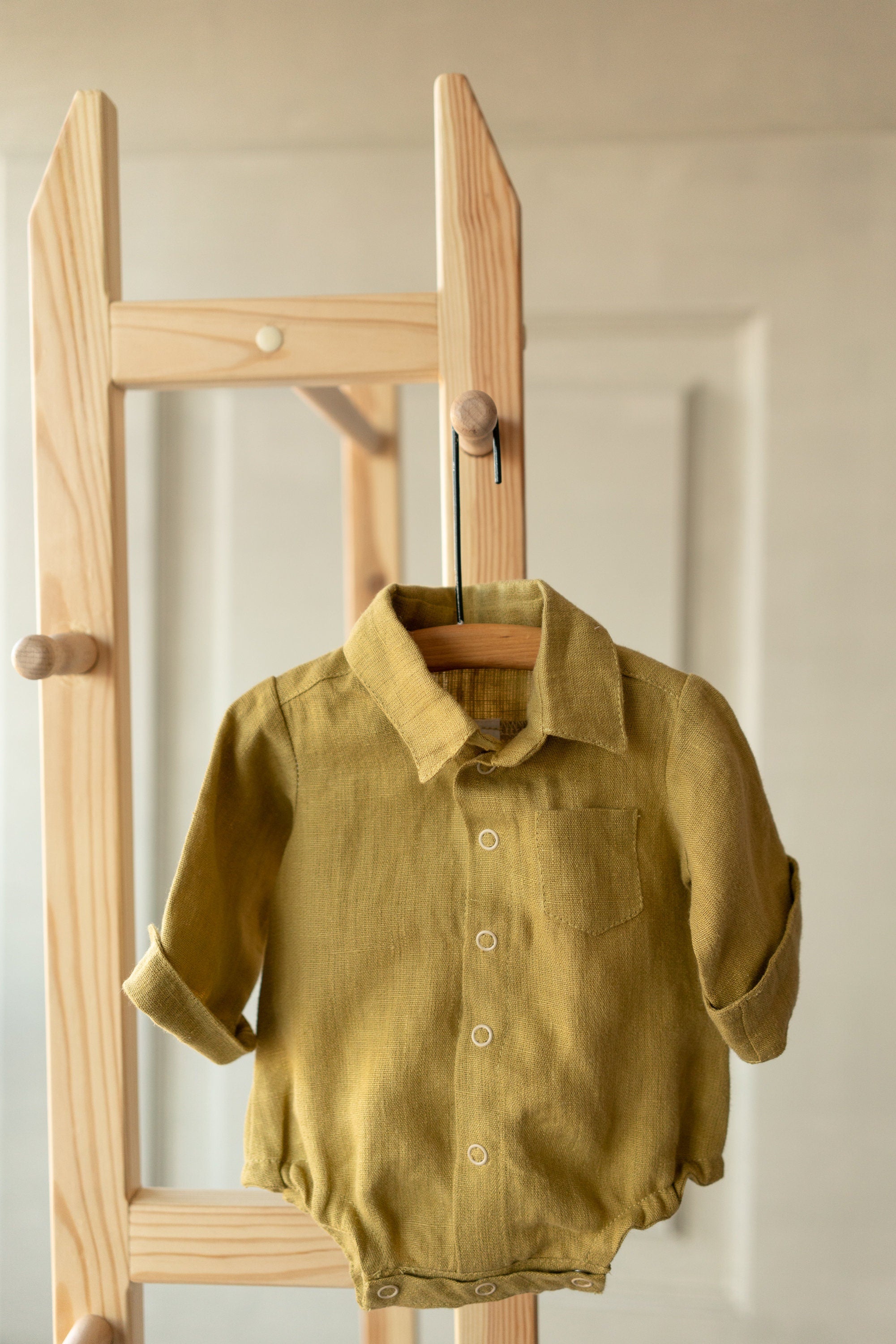 Baby Boy Linen Shirt, Baby Linen Outfit for Boy, Linen Unisex Baby Clothing, Newborn Boy Coming Home outfit, Newborn Photography Outfit Boy