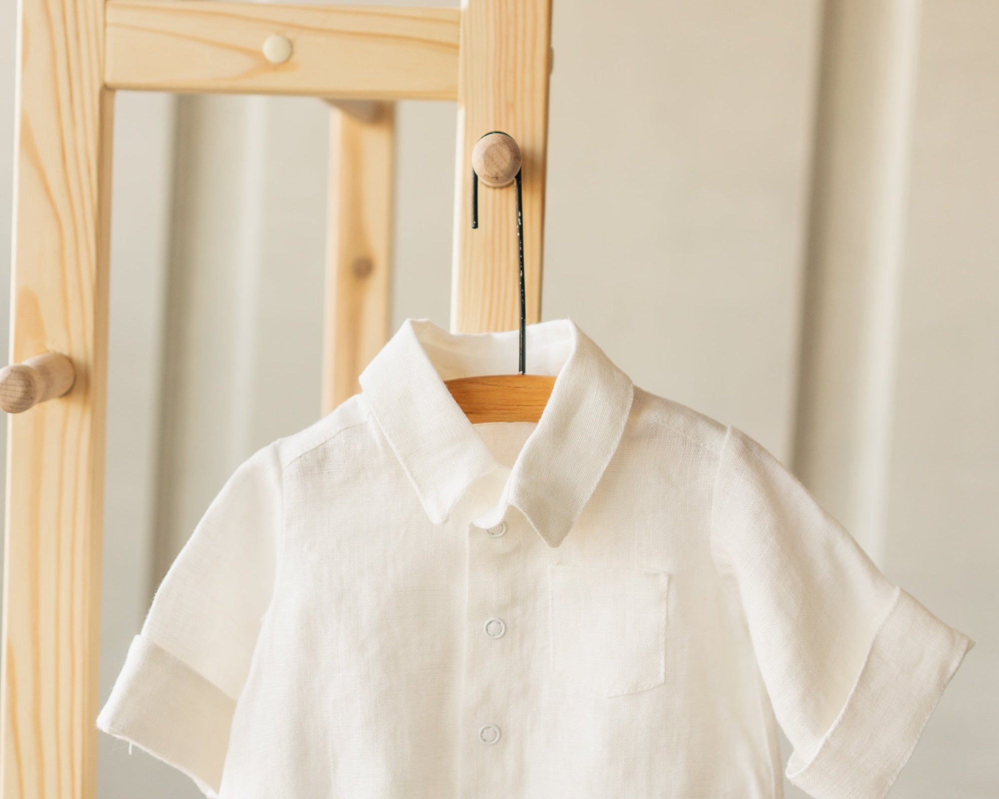 Baby Boy Linen Shirt, Baby Linen Outfit for Boy, Linen Unisex Baby Clothing, Newborn Boy Coming Home outfit, Newborn Photography Outfit Boy