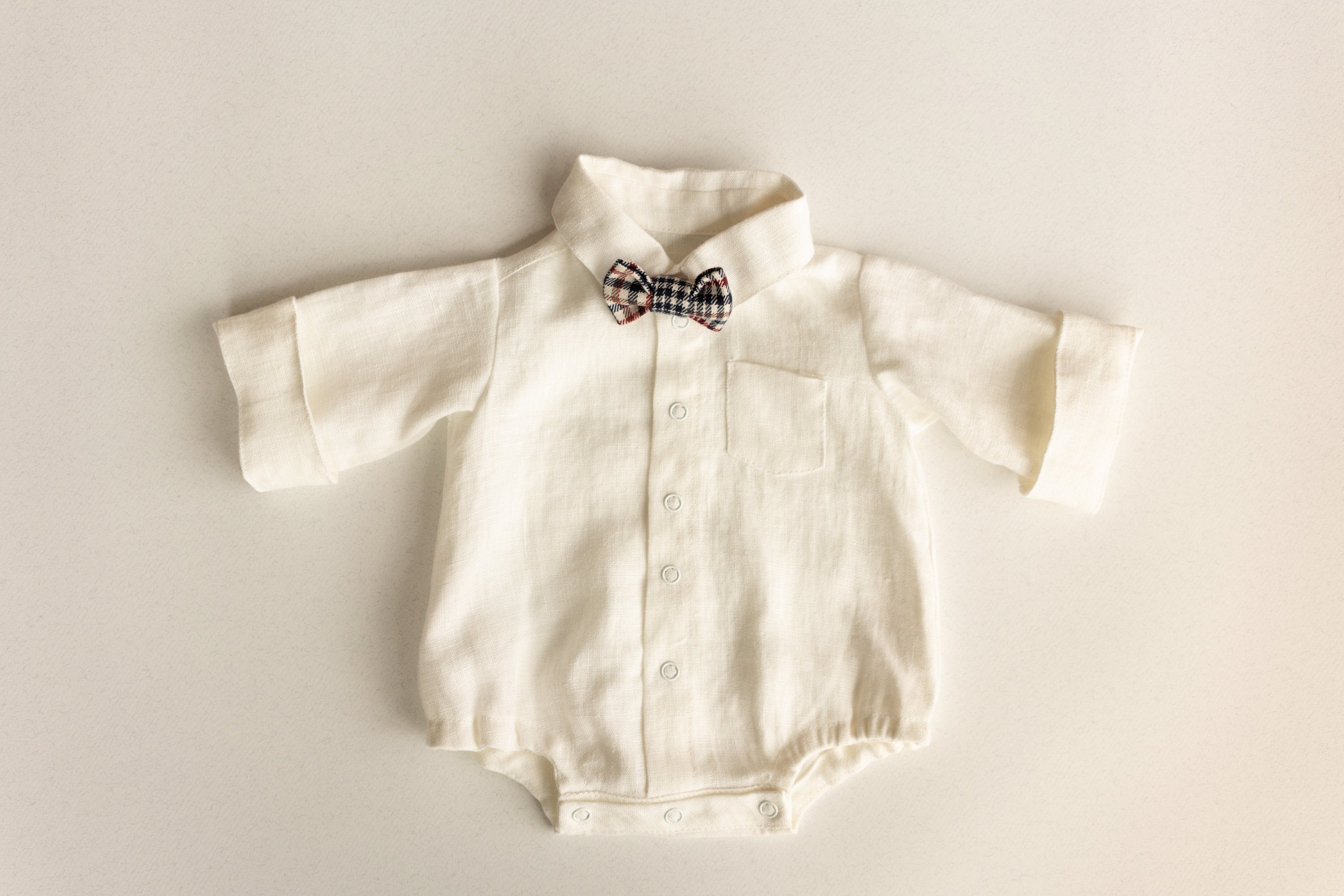 Baby Boy Linen Shirt, Baby Linen Outfit for Boy, Linen Unisex Baby Clothing, Newborn Boy Coming Home outfit, Newborn Photography Outfit Boy