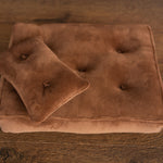 Newborn Velvet Posing Bed and Pillow, Newborn Floor Poser Pillow, Newborn Bedding Prop, Newborn Photography Props Bed, Newborn Posing Pillow