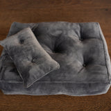 Newborn Velvet Posing Bed and Pillow, Newborn Floor Poser Pillow, Newborn Bedding Prop, Newborn Photography Props Bed, Newborn Posing Pillow