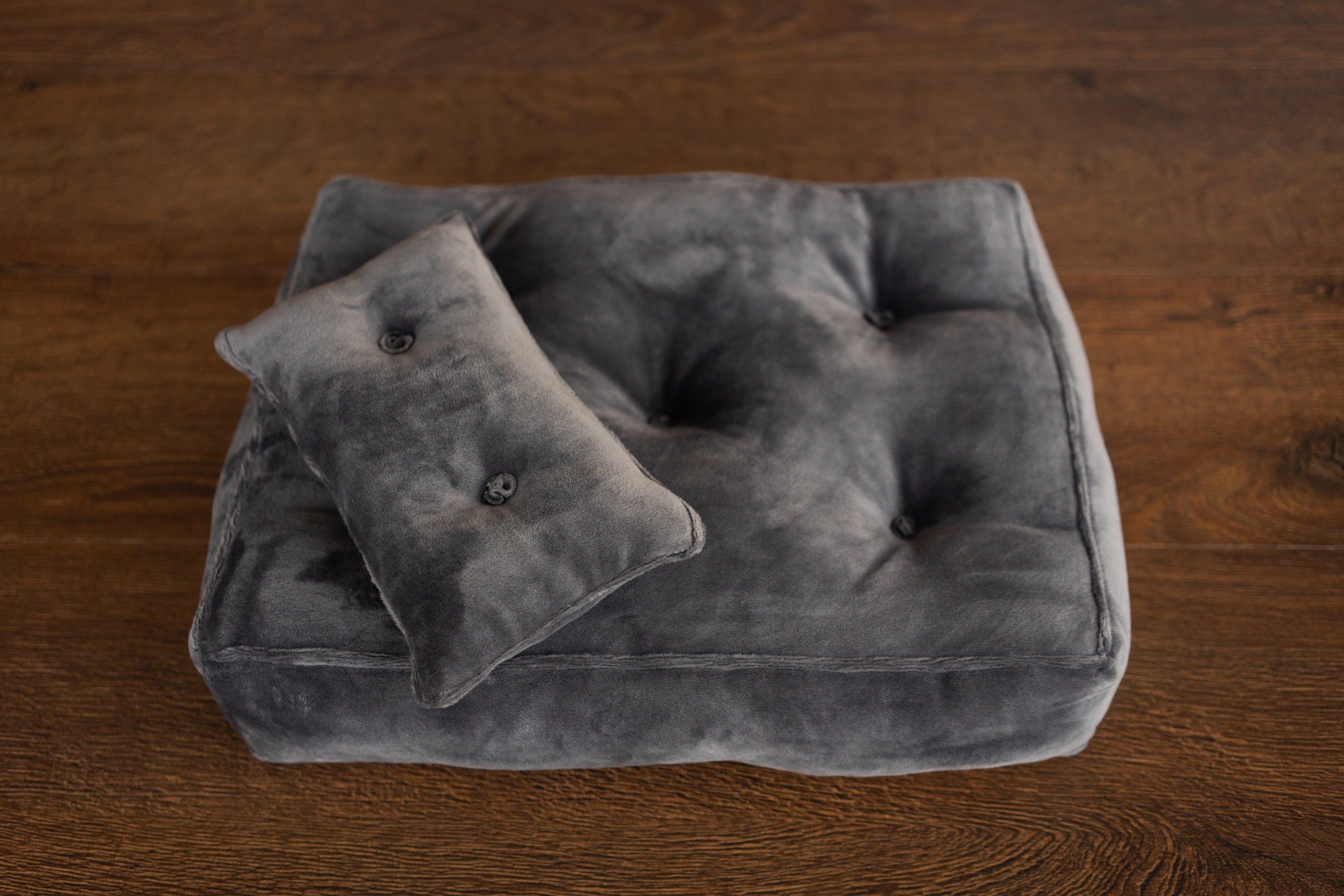 Newborn Velvet Posing Bed and Pillow, Newborn Floor Poser Pillow, Newborn Bedding Prop, Newborn Photography Props Bed, Newborn Posing Pillow