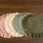 Round Macrame Newborn Rug, Newborn Photography props, Macrame Newborn Props, Newborn Knit Blanket, Natural Macrame Cord Mat Photo Prop