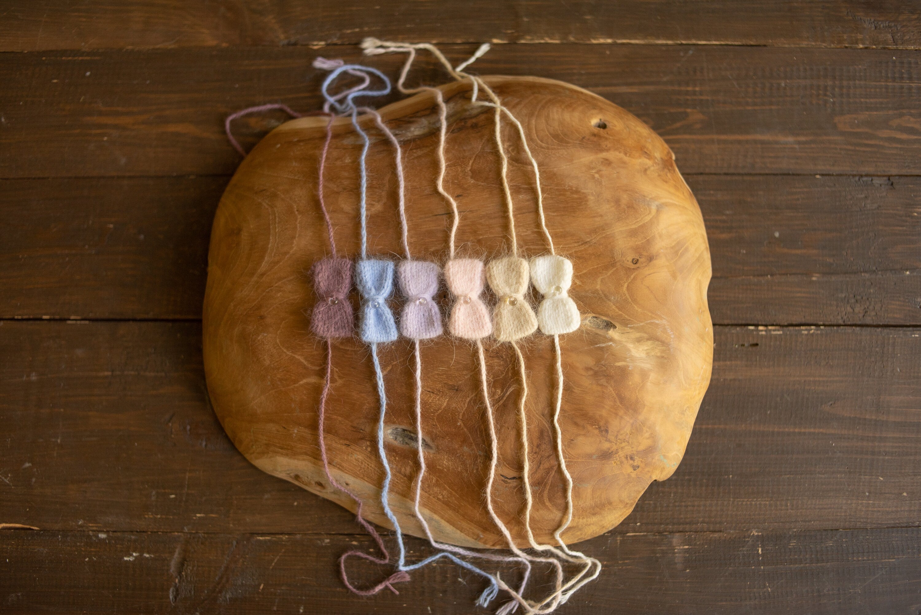 Newborn Knitted Headband for Girl, Newborn Girl Tieback Bow, Newborn Bow Headband, Newborn Girl Headband Bow, Newborn Photography Props