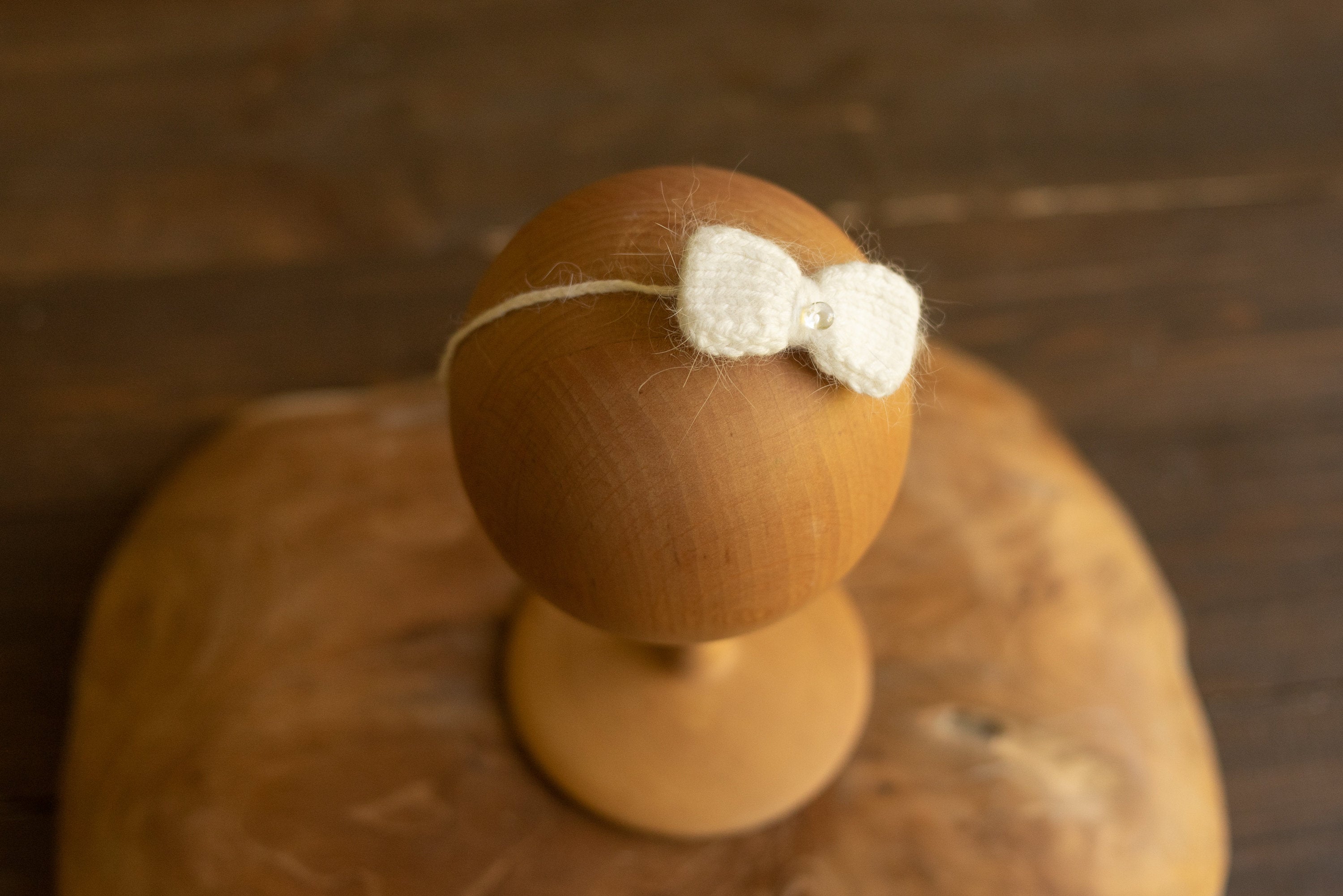 Newborn Knitted Headband for Girl, Newborn Girl Tieback Bow, Newborn Bow Headband, Newborn Girl Headband Bow, Newborn Photography Props