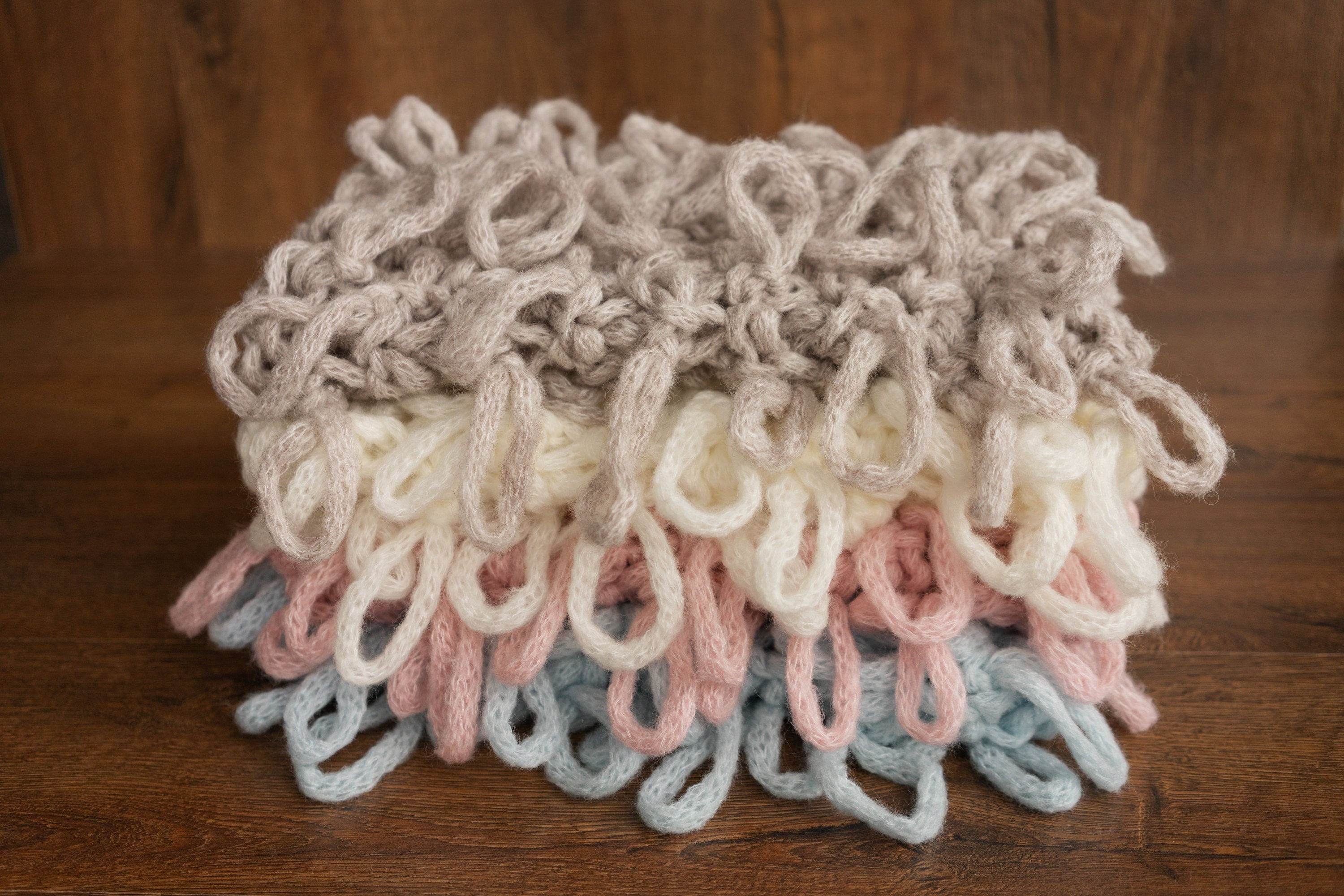 Knitted Wool Newborn Chunky Blanket, Newborn Knit Blanket, Newborn photography props, Newborn props for photography, Crochet Layer Blanket