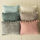 Newborn Knitted Pillow, Newborn Pillow, Newborn Photography Props, Newborn props for photography, Newborn posing pillow,Wool Knitted Pillow