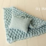 Newborn Knitted Blanket, Newborn Knit Blanket Set,Newborn knit cover,Newborn photography props,Newborn pillow,Newborn props for photography