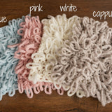 Knitted Wool Newborn Chunky Blanket, Newborn Knit Blanket, Newborn photography props, Newborn props for photography, Crochet Layer Blanket