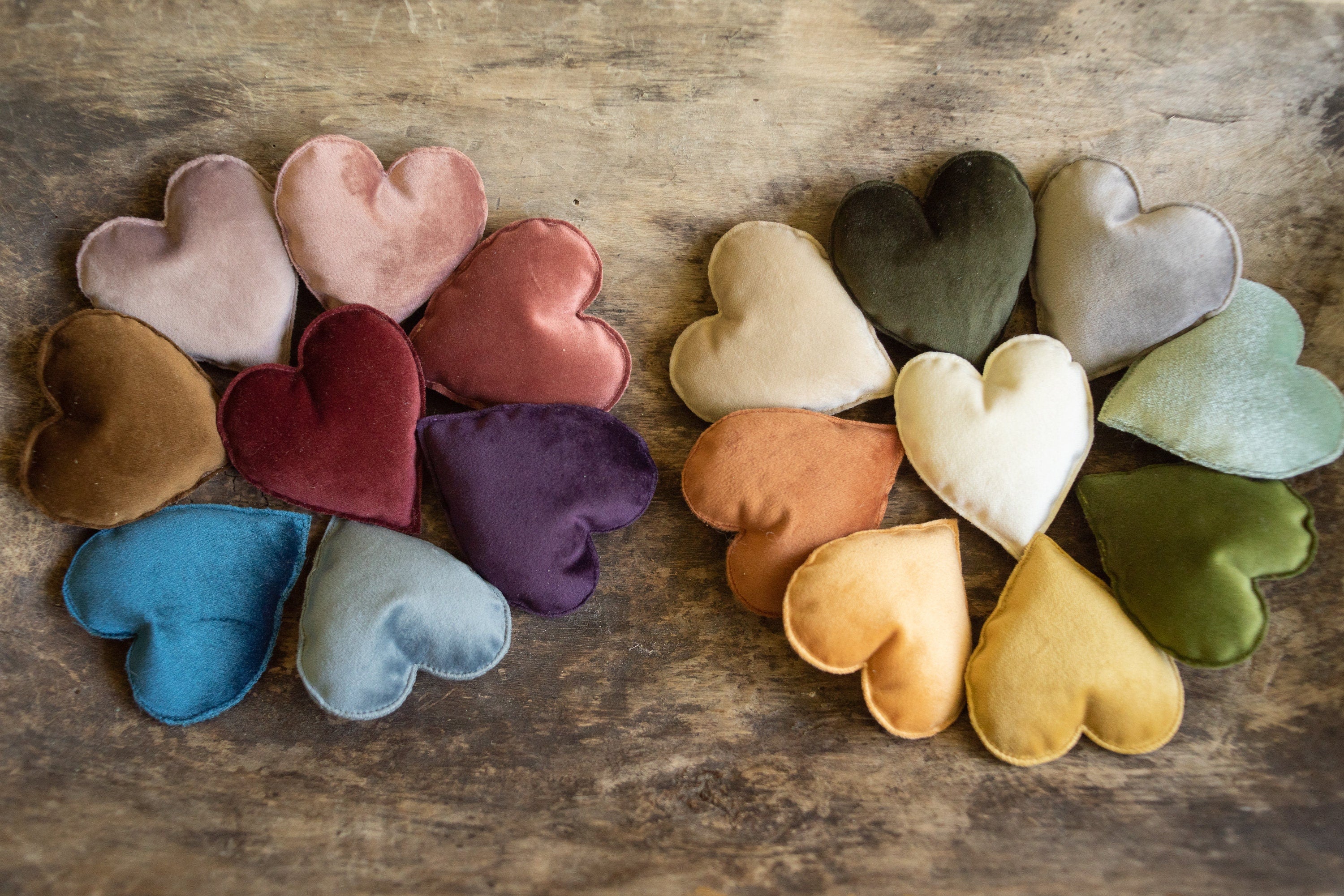 Newborn Velvet Heart Toys, Newborn Heart Decor, Newborn Photography Props Set ,Newborn Photo Props, Newborn Heart Photo Props, Velvet Props