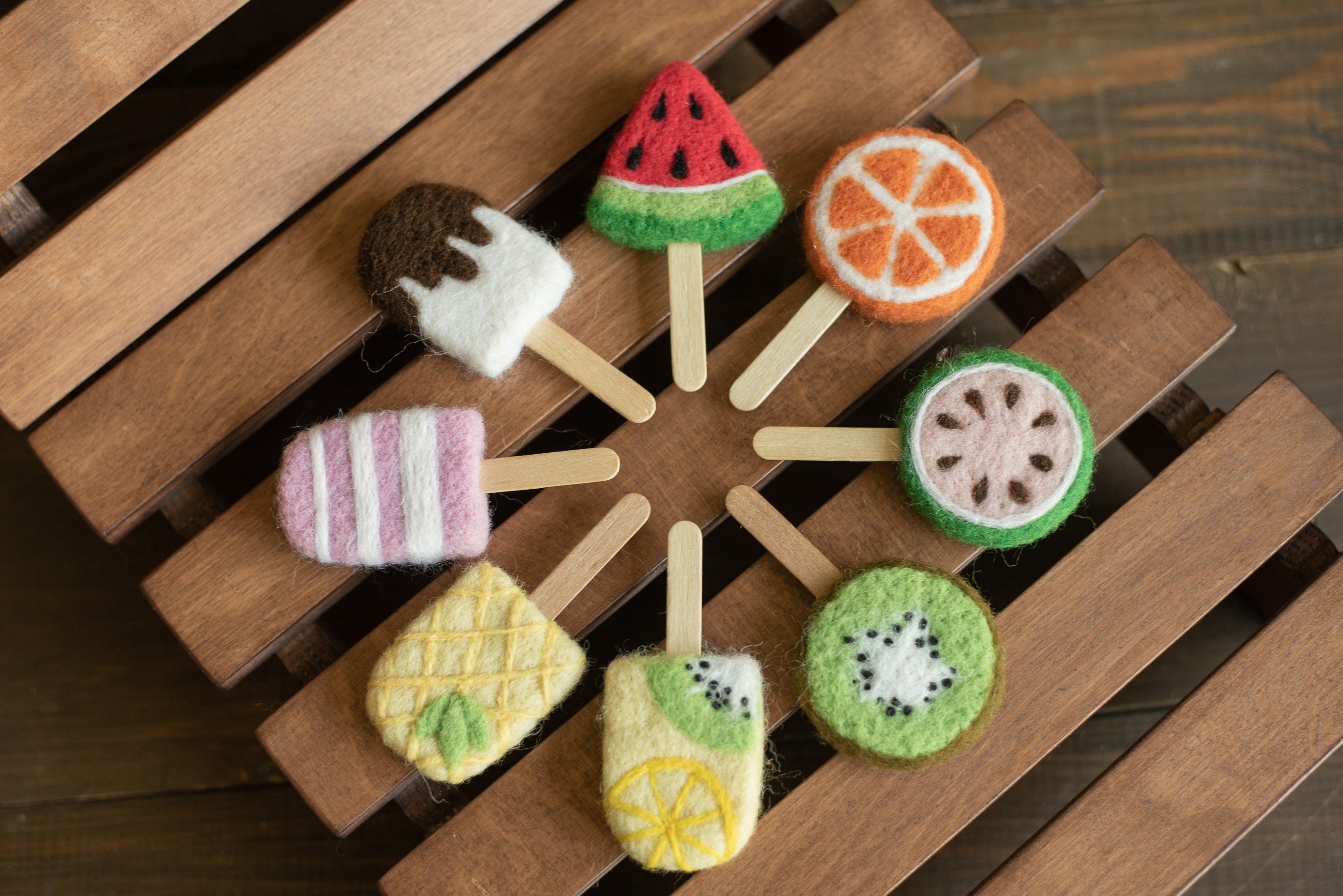 Newborn Felted Food Toys, Newborn Photography Felt Toy, Newborn Felted Toys, Newborn Photography Props, Felted Miniature Food Play Toys Baby