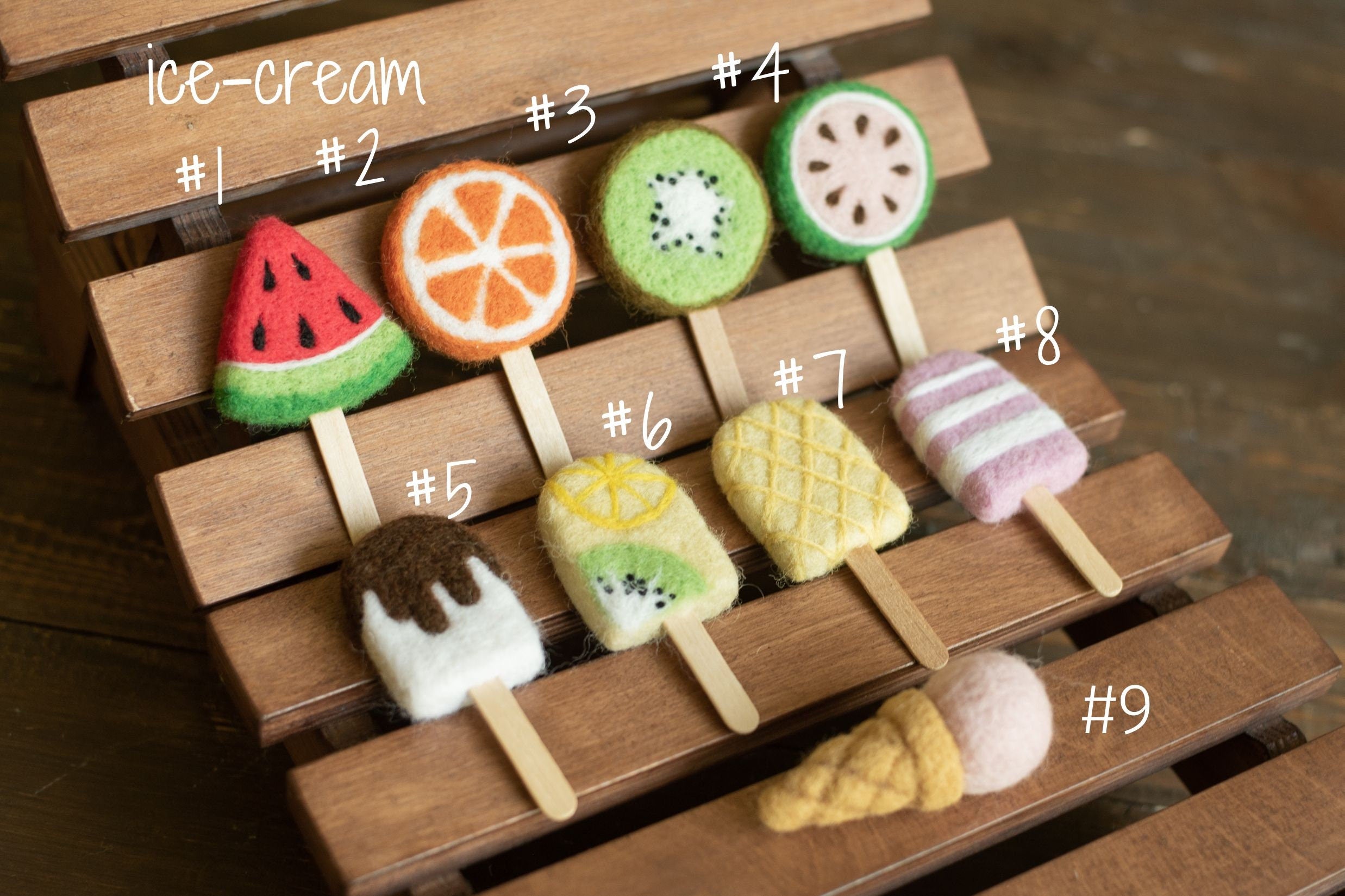 Newborn Felted Food Toys, Newborn Photography Felt Toy, Newborn Felted Toys, Newborn Photography Props, Felted Miniature Food Play Toys Baby