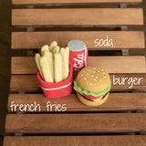 Newborn Felted Food Toys, Newborn Photography Felt Toy, Newborn Felted Toys, Newborn Photography Props, Felted Miniature Food Play Toys Baby