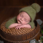 Newborn Cable Knitted Outfit, Newborn Coming Home Outfit,Newborn Cable Knit Hat,Newborn Knitted Outfit,Newborn Photography Props,Pom Pom Hat