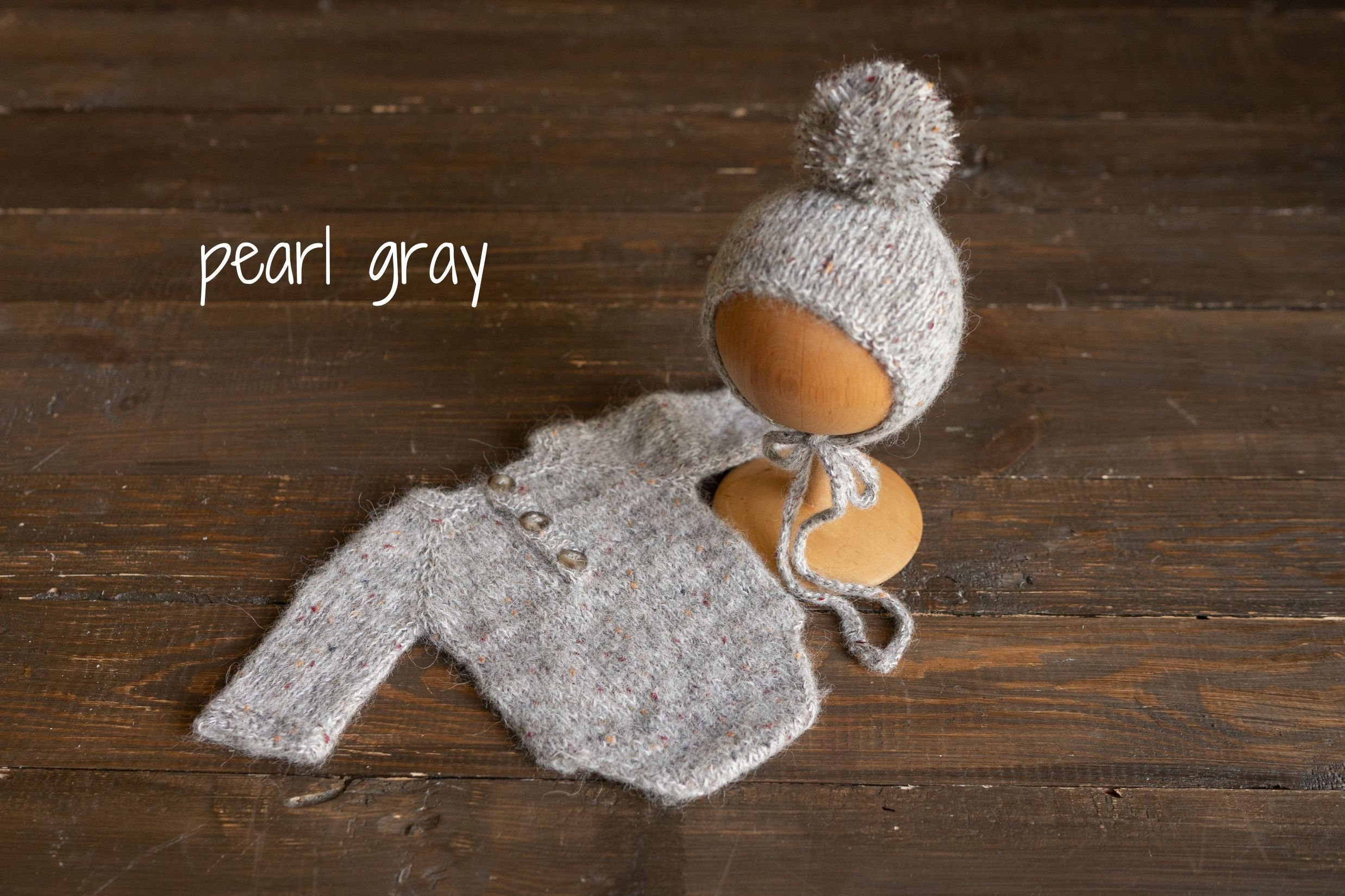 Newborn Romper Outfit with Pom Pom Hat, Newborn Boy Coming Home Outfit, Newborn Girl Romper,Newborn Knitted Outfit,Newborn Photography props