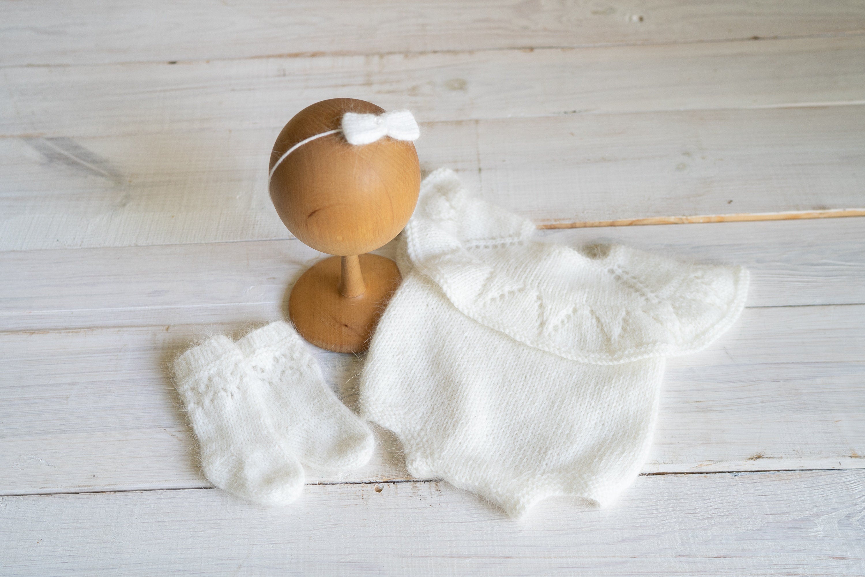 Newborn Knitted Headband for Girl, Newborn Girl Tieback Bow, Newborn Bow Headband, Newborn Girl Headband Bow, Newborn Photography Props