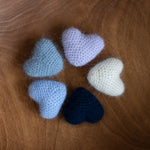 Newborn Knitted Heart Toys, Newborn Heart Decor, Newborn Photography Props Set ,Newborn Heart Props, Newborn Heart Photo Props, Wool Heart