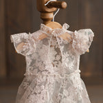 Newborn Lace Romper for Girl, Newborn Photography Props, Newborn Girl Romper, Newborn Coming Home Outfit for Girl, Rustic Baby Girl Romper