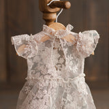 Newborn Lace Romper for Girl, Newborn Photography Props, Newborn Girl Romper, Newborn Coming Home Outfit for Girl, Rustic Baby Girl Romper