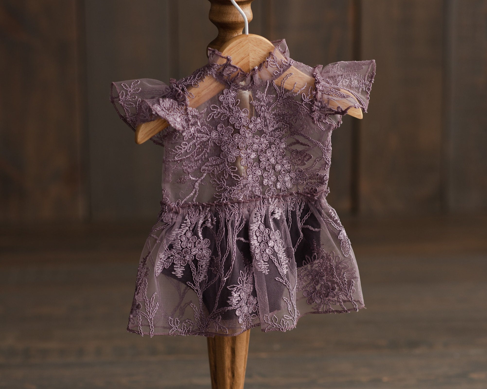 Newborn Lace Romper for Girl, Newborn Photography Props, Newborn Girl Romper, Newborn Coming Home Outfit for Girl, Rustic Baby Girl Romper