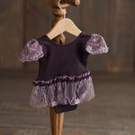 Newborn Romper for Girl, Girl Newborn Photography Props, Newborn Girl Romper, Newborn Coming Home Outfit for Girl, Rustic Baby Girl Romper