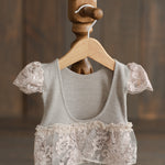 Newborn Romper for Girl, Girl Newborn Photography Props, Newborn Girl Romper, Newborn Coming Home Outfit for Girl, Rustic Baby Girl Romper