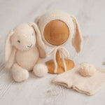 Angora Wool Knitted Baby Shorts with Bunny Tail – Newborn Rabbit Outfit Prop