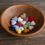 Newborn Knitted Heart Toys, Newborn Heart Decor, Newborn Photography Props Set ,Newborn Heart Props, Newborn Heart Photo Props, Wool Heart