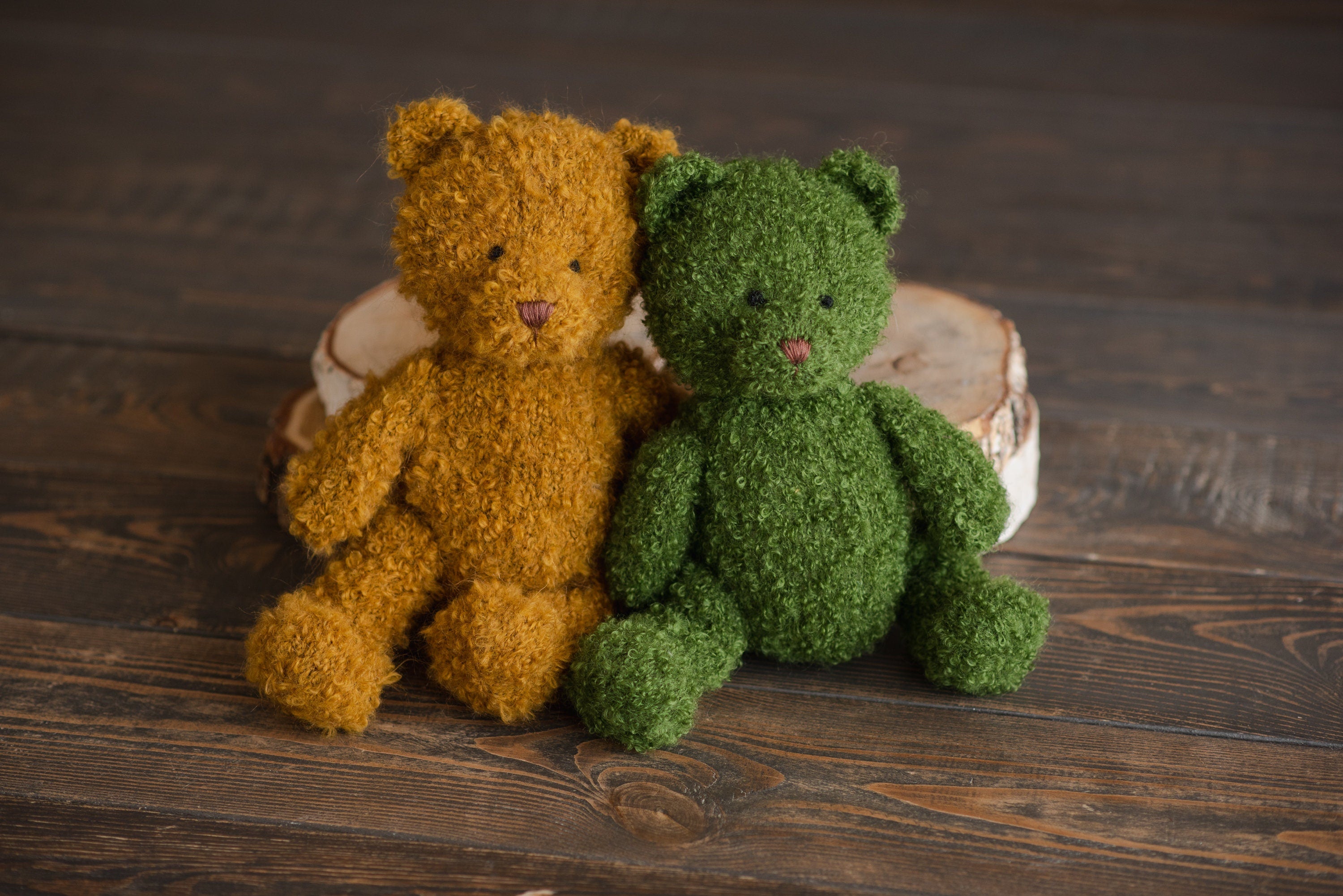 Boucle Knitted Teddy Bear Toy for Newborn Photography Prop, Newborn Knitted Teddy Bear Toy, Big Teddy Bear Toy for Baby, Newborn Bear Props