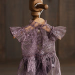 Newborn Lace Romper for Girl, Newborn Photography Props, Newborn Girl Romper, Newborn Coming Home Outfit for Girl, Rustic Baby Girl Romper