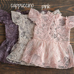 Newborn Lace Romper for Girl, Newborn Photography Props, Newborn Girl Romper, Newborn Coming Home Outfit for Girl, Rustic Baby Girl Romper