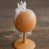 Newborn Crown Headband Girl, Newborn Headband for Photography, Newborn girl headband with pearl, Newborn photography prop, Newborn Tieback