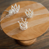 Newborn Crown Headband Girl, Newborn Headband for Photography, Newborn girl headband with pearl, Newborn photography prop, Newborn Tieback