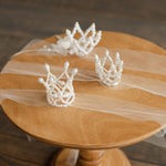 Newborn Crown Headband Girl, Newborn Headband for Photography, Newborn girl headband with pearl, Newborn photography prop, Newborn Tieback