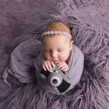 Hand-Felted Newborn Music Props Toy, Newborn Felted Microphone Toy,Needle Felted Camera Toy,Newborn Photography Props,Newborn Photo Camera