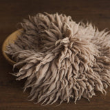 Newborn Merino Wool Rug, Newborn Curly Wool Felt Rug, Newborn Merino Layers, Newborn photography prop, Merino Curly Wool Layer Photo Props