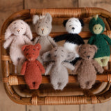 Newborn Knitted Teddy Bear and Bunny Photography Props, Baby Bear Crochet Toy, Newborn Photography Prop, Newborn Knitted Toy Bunny and Bear