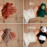 Newborn Knitted Teddy Bear and Bunny Photography Props, Baby Bear Crochet Toy, Newborn Photography Prop, Newborn Knitted Toy Bunny and Bear