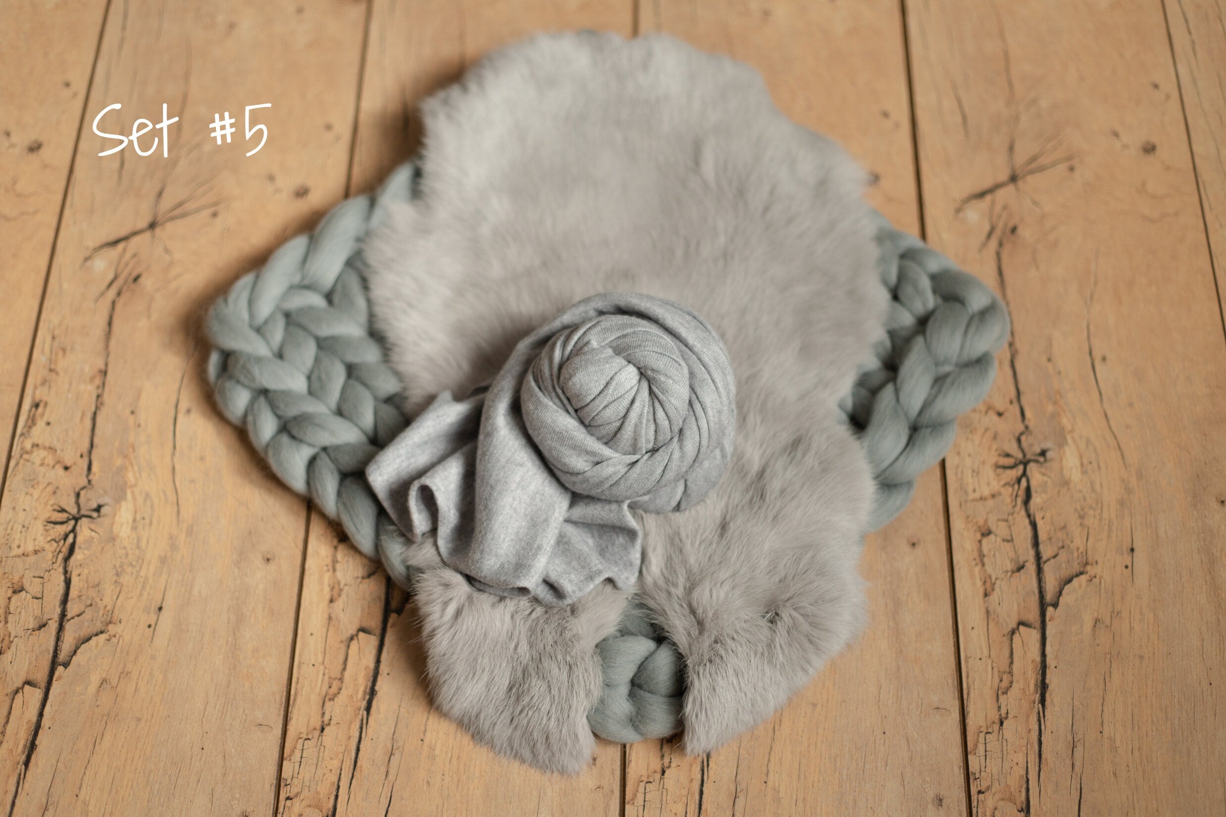 Gray Newborn Photography Props, Newborn Merino Wool Blanket, Newborn Posing Fabric Props, Newborn Posing Pillow, Newborn Sleep Hat Boy