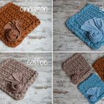 Soft stretchy newborn posing fabric wrap – photo prop for baby sessions