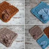 Soft stretchy newborn posing fabric wrap – photo prop for baby sessions