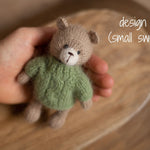 Knitted Toy Clothing, Doll Clothing Knitted Cardigan for Toy Clothes, Knitted Dress up Jacket for Stuffed Toy, Newborn Photography props