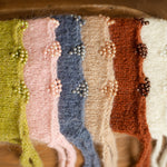 Mohair baby bonnet with matching wrap – newborn photography props