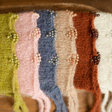 Mohair baby bonnet with matching wrap – newborn photography props