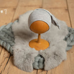 Gray Newborn Photography Props, Newborn Merino Wool Blanket, Newborn Posing Fabric Props, Newborn Posing Pillow, Newborn Sleep Hat Boy
