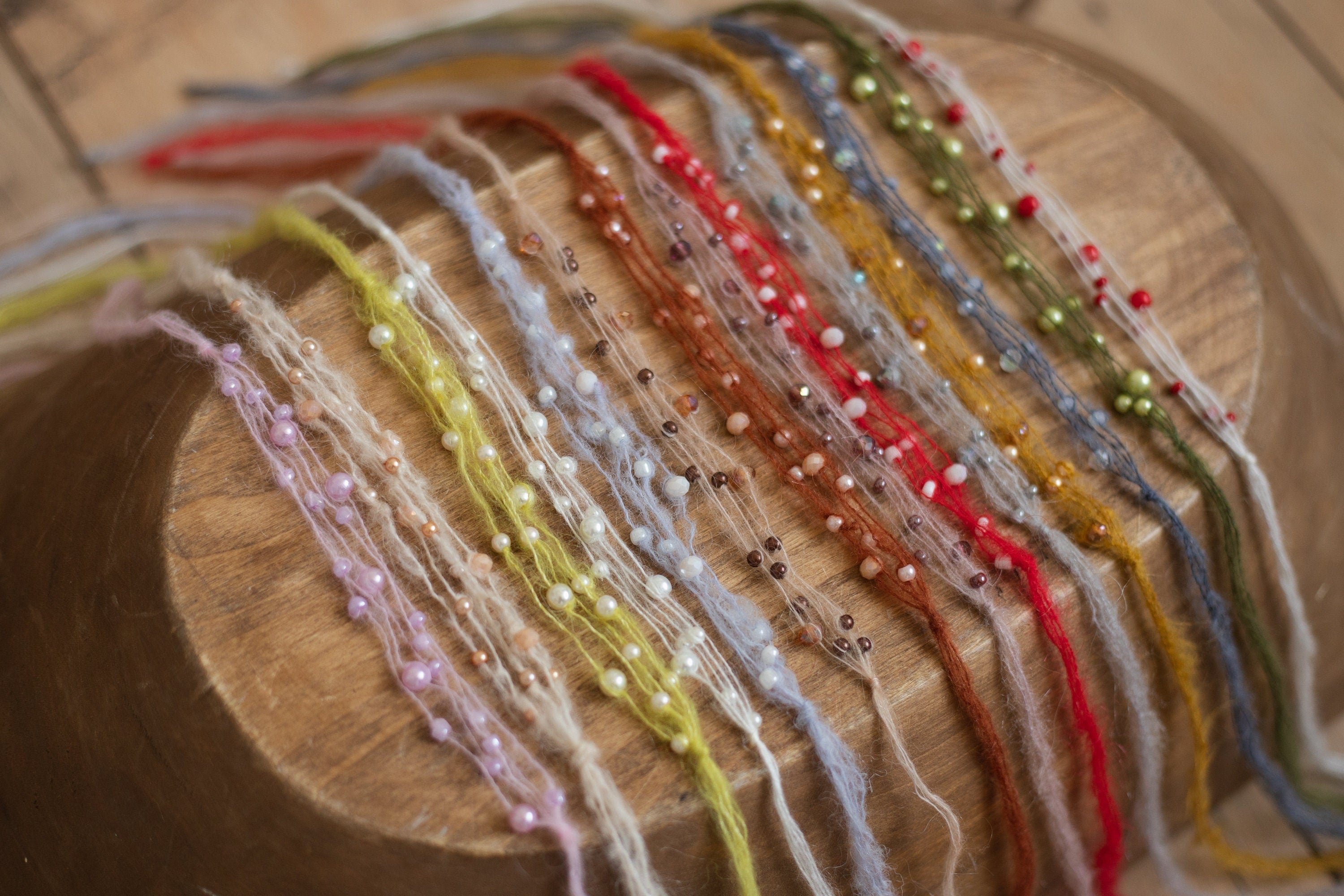 Newborn Beaded Headband Girl, Newborn Headband for Photography, Newborn Tieback, Newborn girl headband with pearl, Newborn photography prop