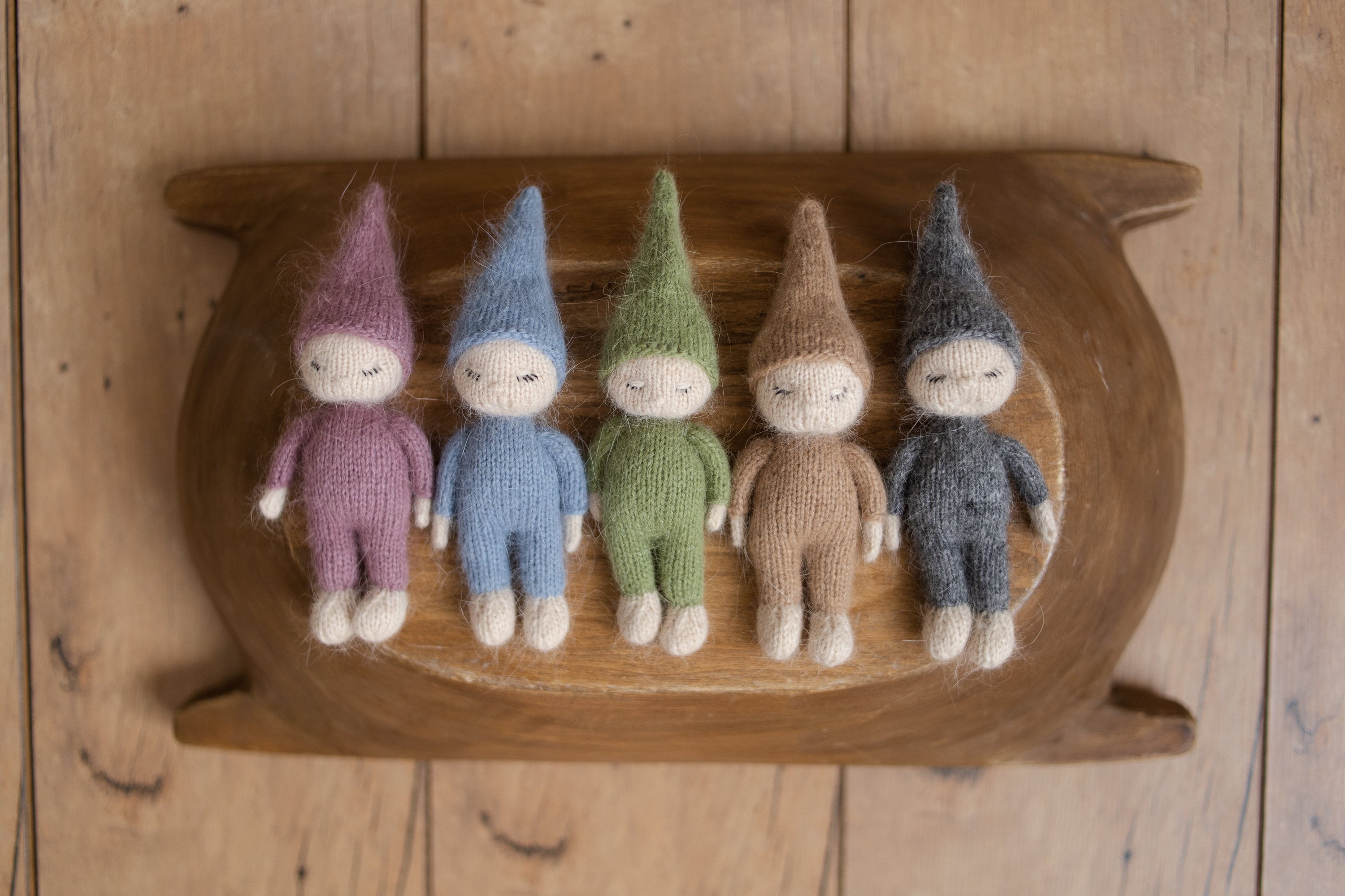 Newborn Knitted Gnome Toy, Newborn Baby Doll Toy, Small Baby Doll Accessories, Newborn Photography Prop, Newborn Knit Photo Prop, Small Doll