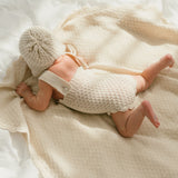 Newborn Knitted Blanket, Knitted Baby Blanket, Hygge Gender Neutral Kids Blanket, Newborn Sleeping Blanket, Newborn photography props,