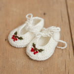 Newborn Knitted Romper for Girl with Bonnet & Wrap, Newborn Christmas Outfit Girl, Newborn Photography Props, Newborn Photo Props Set